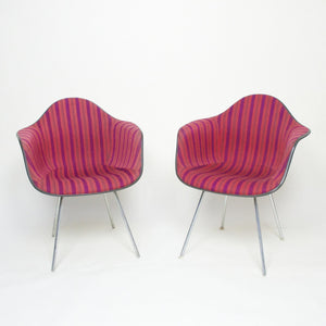 SOLD 1960's Alexander Girard Miller Stripe Eames Herman Miller Chairs, Extremely Rare