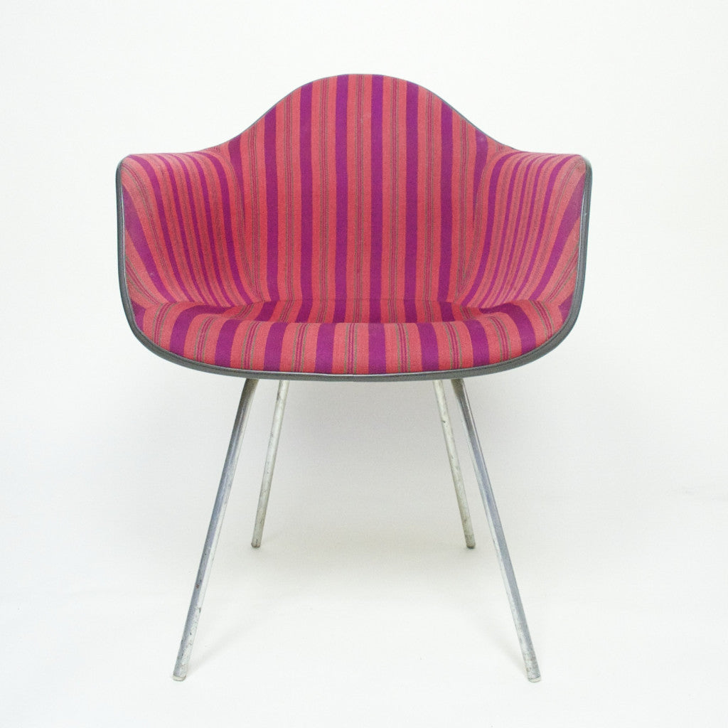 SOLD 1960's Alexander Girard Miller Stripe Eames Herman Miller Chairs, Extremely Rare