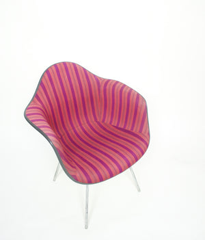 SOLD 1960's Alexander Girard Miller Stripe Eames Herman Miller Chairs, Extremely Rare