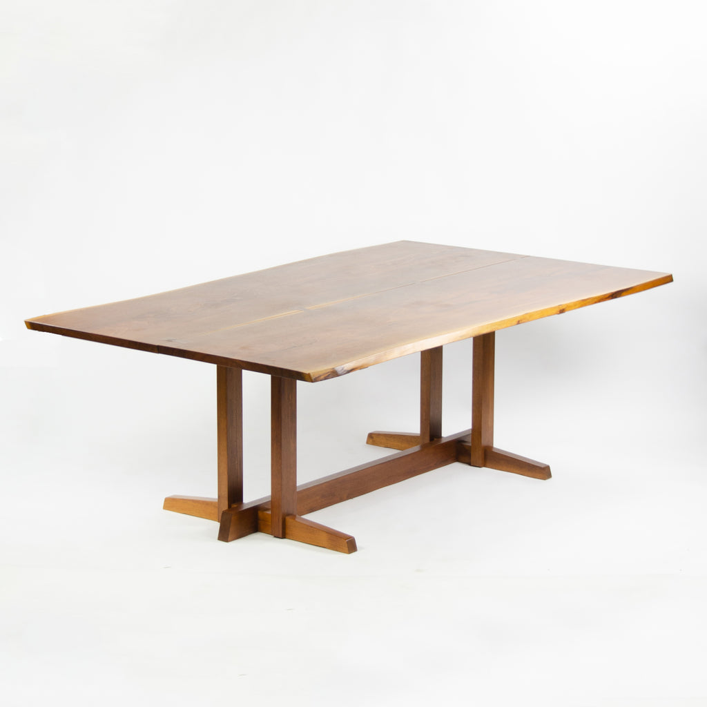 SOLD 1993 Mira Nakashima George Nakashima Studio Walnut Frenchman's Cove Dining Table