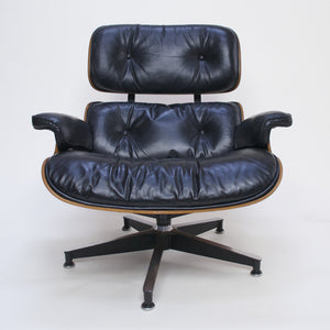 SOLD 1970's Herman Miller Eames Lounge Chair & Ottoman Rosewood 670 671