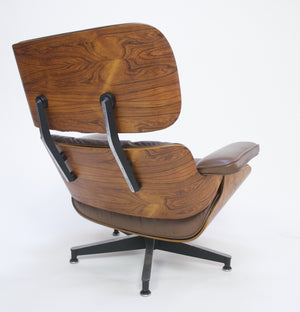 SOLD 1970's Herman Miller Eames Lounge Chair & Ottoman Rosewood 670 671