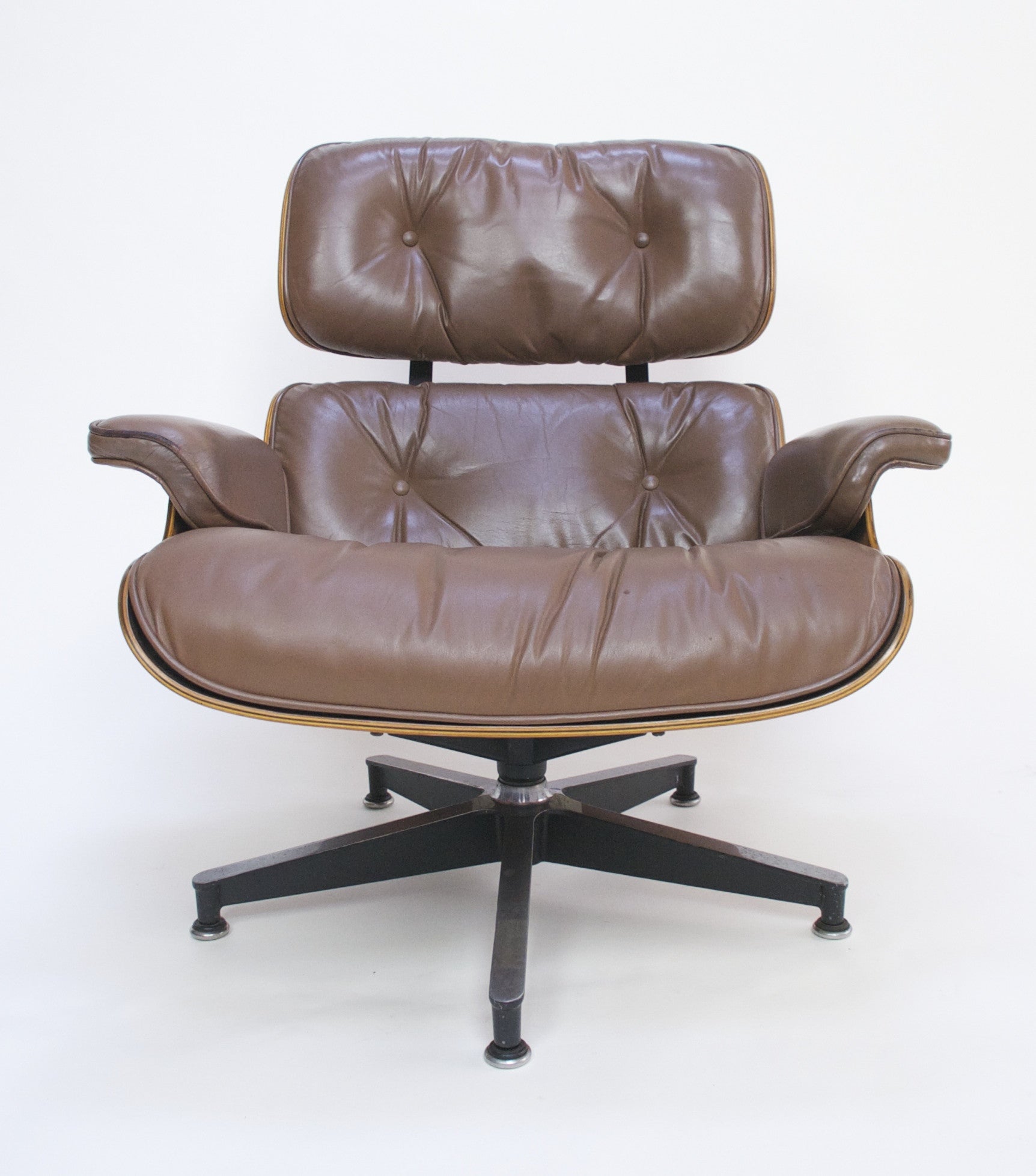 SOLD 1970's Herman Miller Eames Lounge Chair & Ottoman Rosewood 670 671