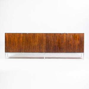 SOLD 1960's Vintage Florence Knoll Rosewood and Marble Credenza Cabinet Sideboard