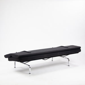 SOLD Eames Herman Miller Sofa Compact with Black Hopsack Upholstery