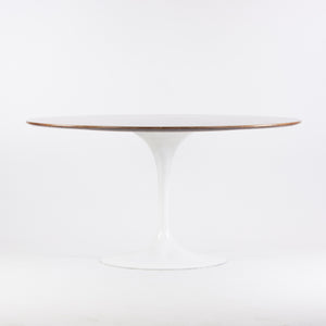 SOLD Eero Saarinen 54 Inch Tulip Dining Table Walnut White Knoll Base Vintage