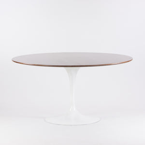 SOLD Eero Saarinen 54 Inch Tulip Dining Table Walnut White Knoll Base Vintage