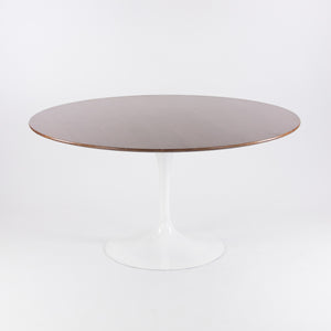 SOLD Eero Saarinen 54 Inch Tulip Dining Table Walnut White Knoll Base Vintage