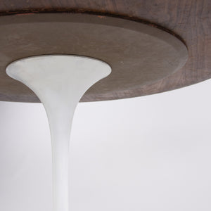 SOLD Eero Saarinen 54 Inch Tulip Dining Table Walnut White Knoll Base Vintage