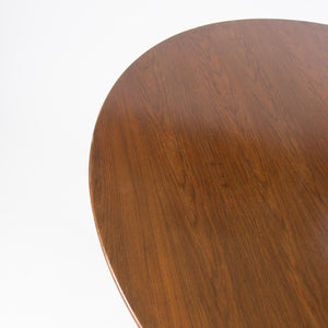 SOLD Eero Saarinen 54 Inch Tulip Dining Table Walnut White Knoll Base Vintage