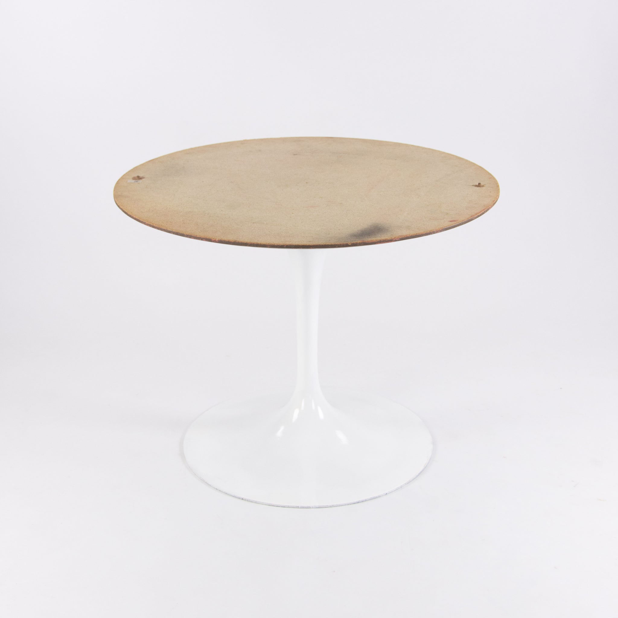 SOLD Eero Saarinen 54 Inch Tulip Dining Table Walnut White Knoll Base Vintage