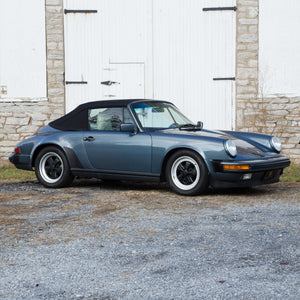 SOLD 1987 Porsche 911 Carrera 2-Door Venetian Blue Cabriolet Rebuilt Engine MINT