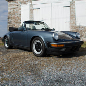 SOLD 1987 Porsche 911 Carrera 2-Door Venetian Blue Cabriolet Rebuilt Engine MINT