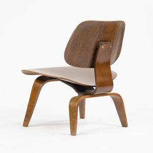 SOLD 1947 Eames Evans Herman Miller LCW Lounge Chair Wood Walnut