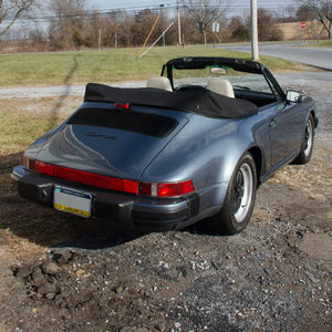 SOLD 1987 Porsche 911 Carrera 2-Door Venetian Blue Cabriolet Rebuilt Engine MINT