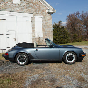 SOLD 1987 Porsche 911 Carrera 2-Door Venetian Blue Cabriolet Rebuilt Engine MINT