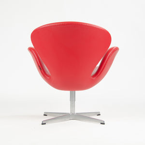 2012 Arne Jacobsen Fritz Hansen Denmark Swan Chairs Leather Upholstery Knoll 4x Available