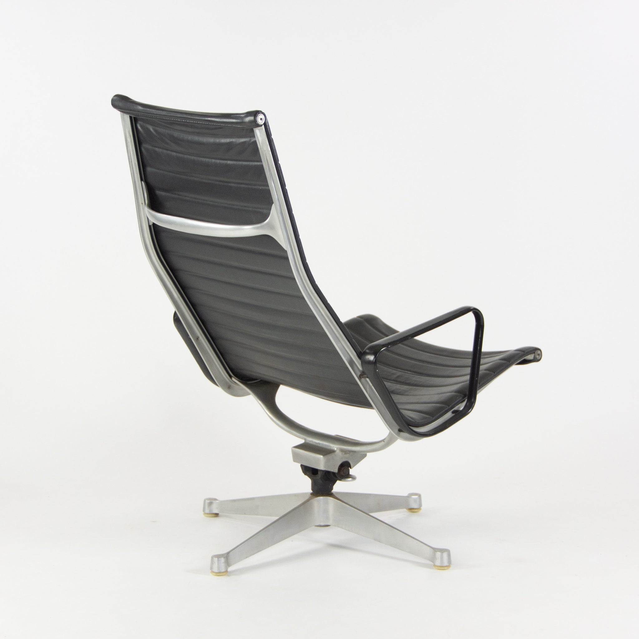 SOLD 1958 Patent Pending Eames Herman Miller Aluminum Group Lounge Chair Charcoal