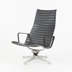 SOLD 1958 Patent Pending Eames Herman Miller Aluminum Group Lounge Chair Charcoal