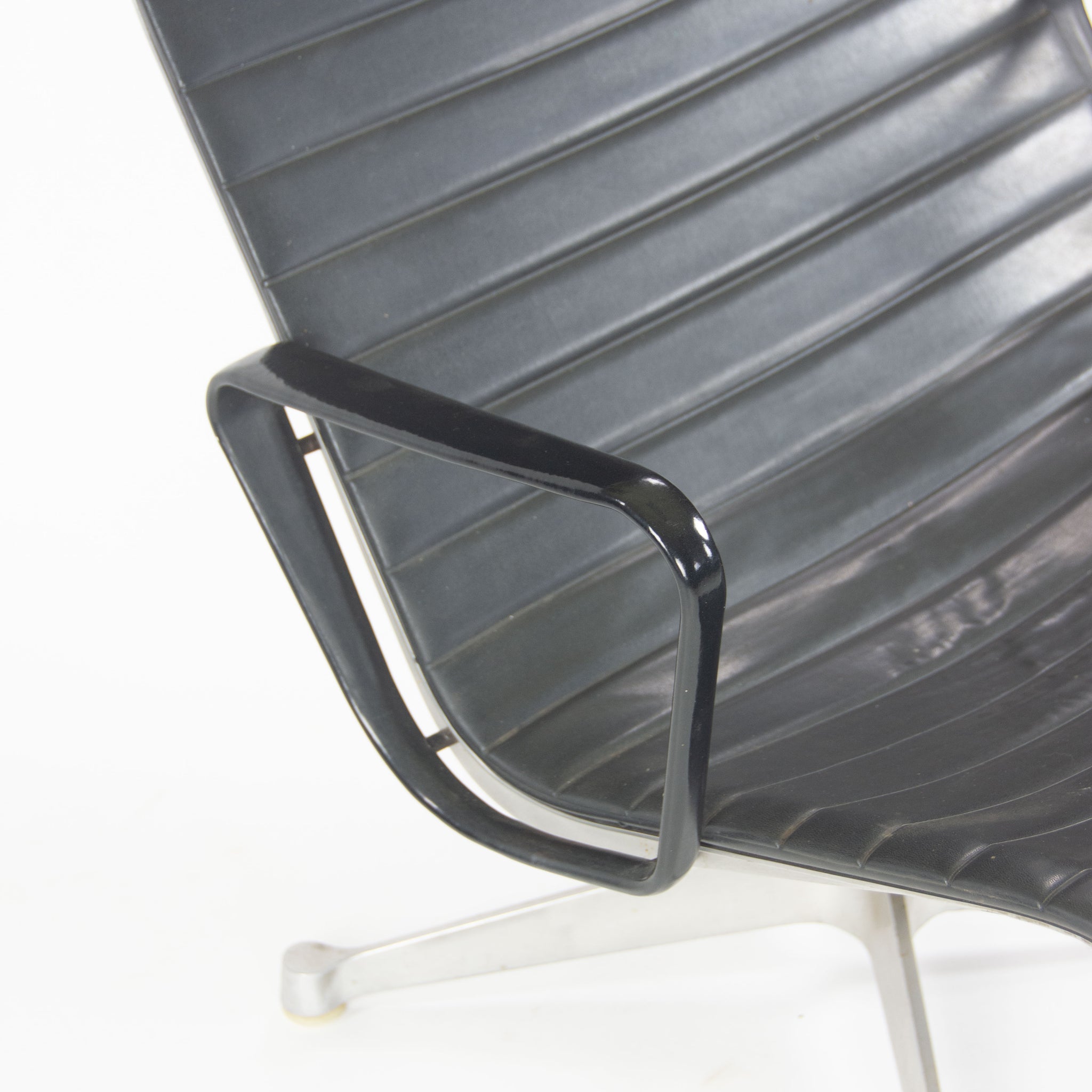 SOLD 1958 Patent Pending Eames Herman Miller Aluminum Group Lounge Chair Charcoal