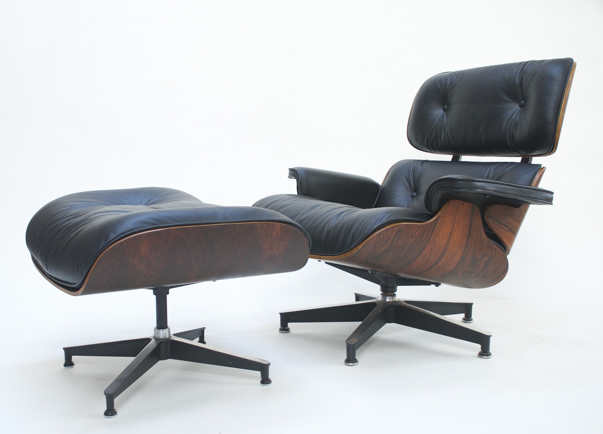 SOLD Herman Miller Eames Lounge Chair & Ottoman Rosewood 670 671 1950's