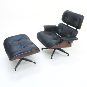 SOLD Herman Miller Eames Lounge Chair & Ottoman Rosewood 670 671 1950's