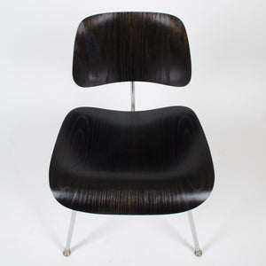 SOLD Eames Evans Herman Miller 1946 DCM Dining Chairs Black Aniline Dye Set of 4 RARE