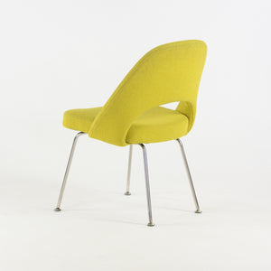 SOLD Knoll Eero Saarinen Executive Armless Side Chairs Green Boucle Pair Vintage