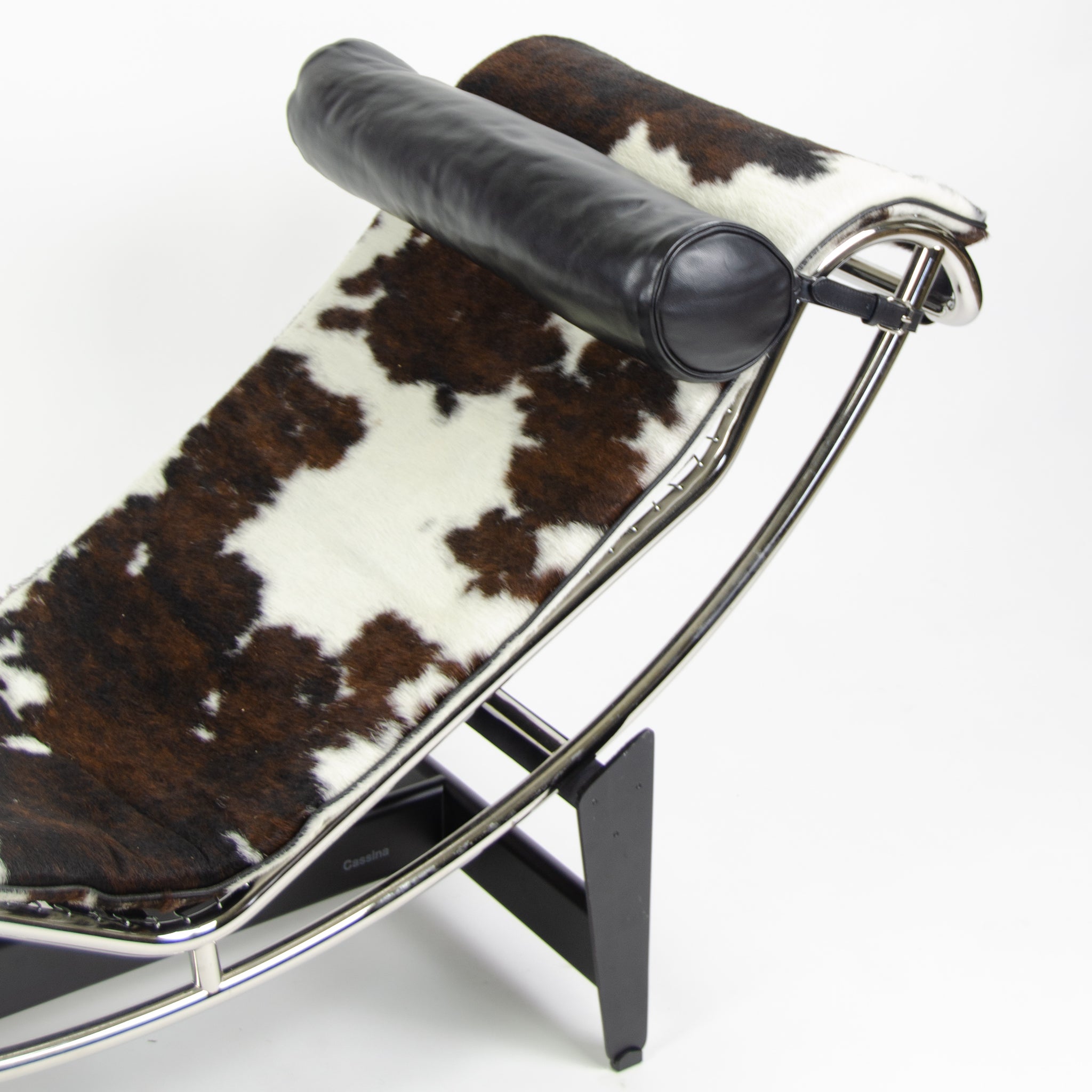 SOLD 2010's Le Corbusier Cassina LC4 Chaise Lounge Chair Pony Hide
