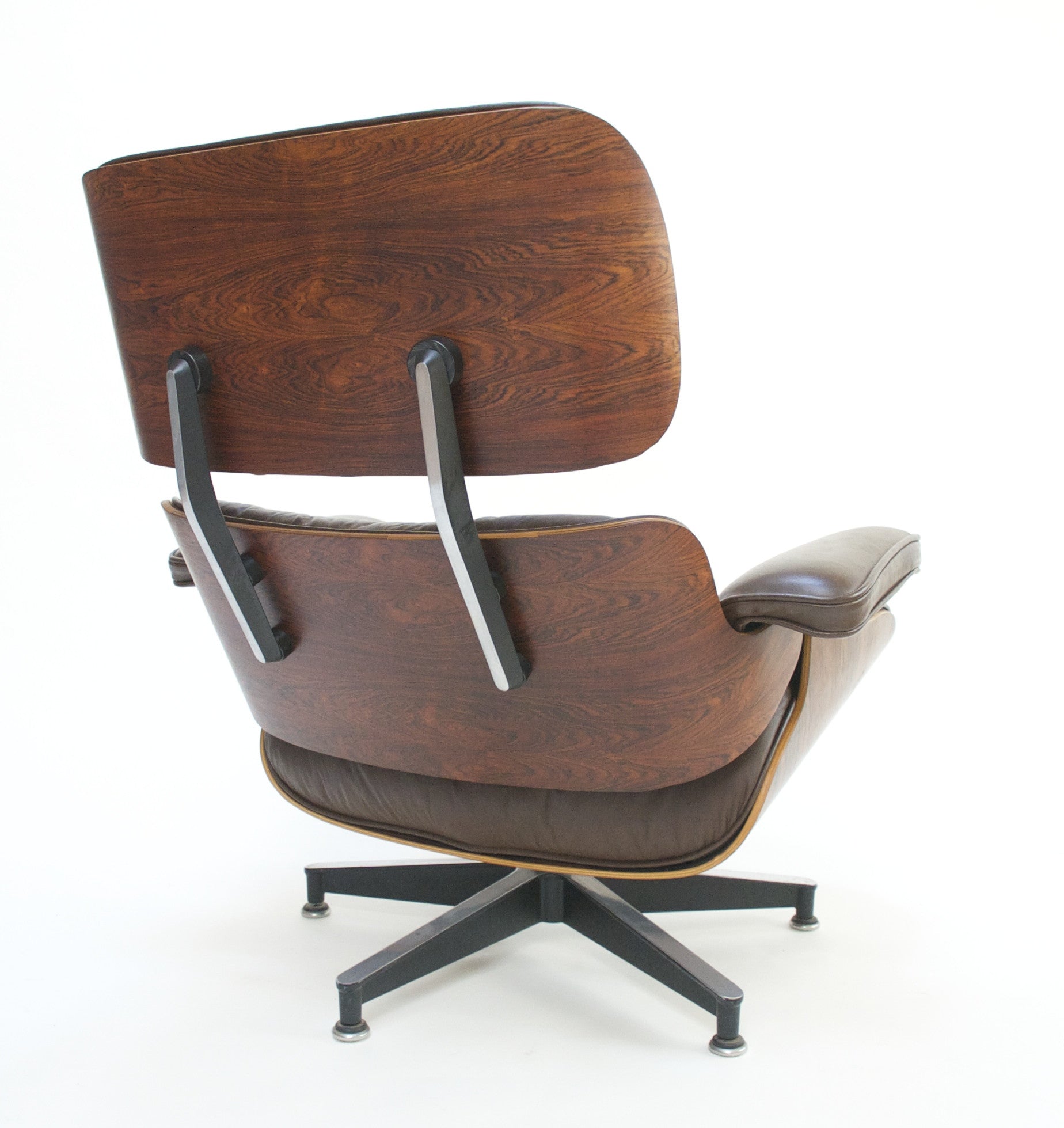 SOLD 1970's Herman Miller Eames Lounge Chair & Ottoman Rosewood 670 671 Brown