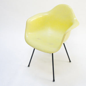 SOLD Herman Miller Eames Yellow Fiberglass Shell Chair Arm Shell