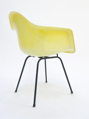 SOLD Herman Miller Eames Yellow Fiberglass Shell Chair Arm Shell