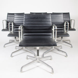 SOLD Herman Miller Eames Aluminum Group Executive Task Chairs Black