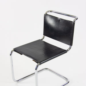 SOLD Marcel Breuer B33 Dining Chairs Set of 8 Spoleto Leather Knoll 1970's