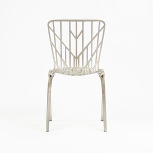 SOLD 2013 Knoll Studio David Adjaye Washington Skeleton Dining Chair Brushed Nickel