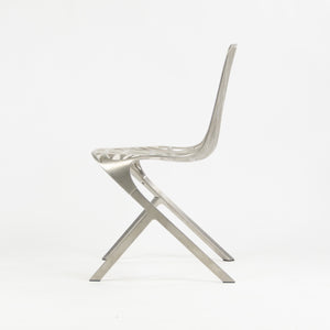 SOLD 2013 Knoll Studio David Adjaye Washington Skeleton Dining Chair Brushed Nickel