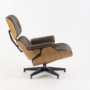 SOLD Herman Miller 2019 Brand New Eames Lounge Chair and Ottoman Walnut Brown Leather