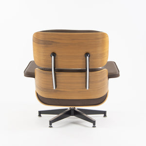 SOLD Herman Miller 2019 Brand New Eames Lounge Chair and Ottoman Walnut Brown Leather