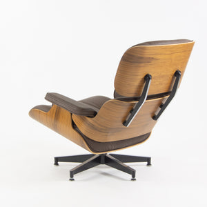 SOLD Herman Miller 2019 Brand New Eames Lounge Chair and Ottoman Walnut Brown Leather