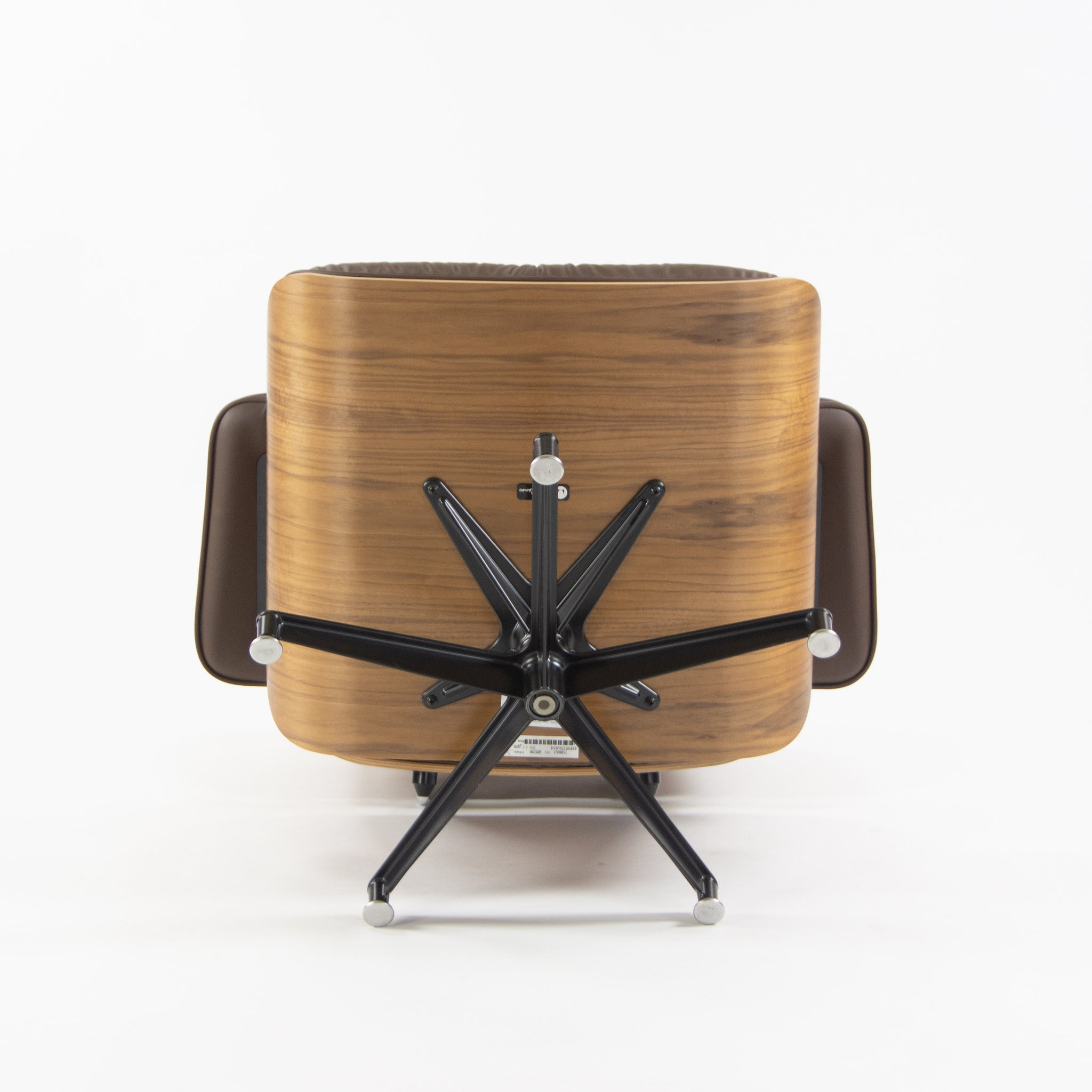 SOLD Herman Miller 2019 Brand New Eames Lounge Chair and Ottoman Walnut Brown Leather