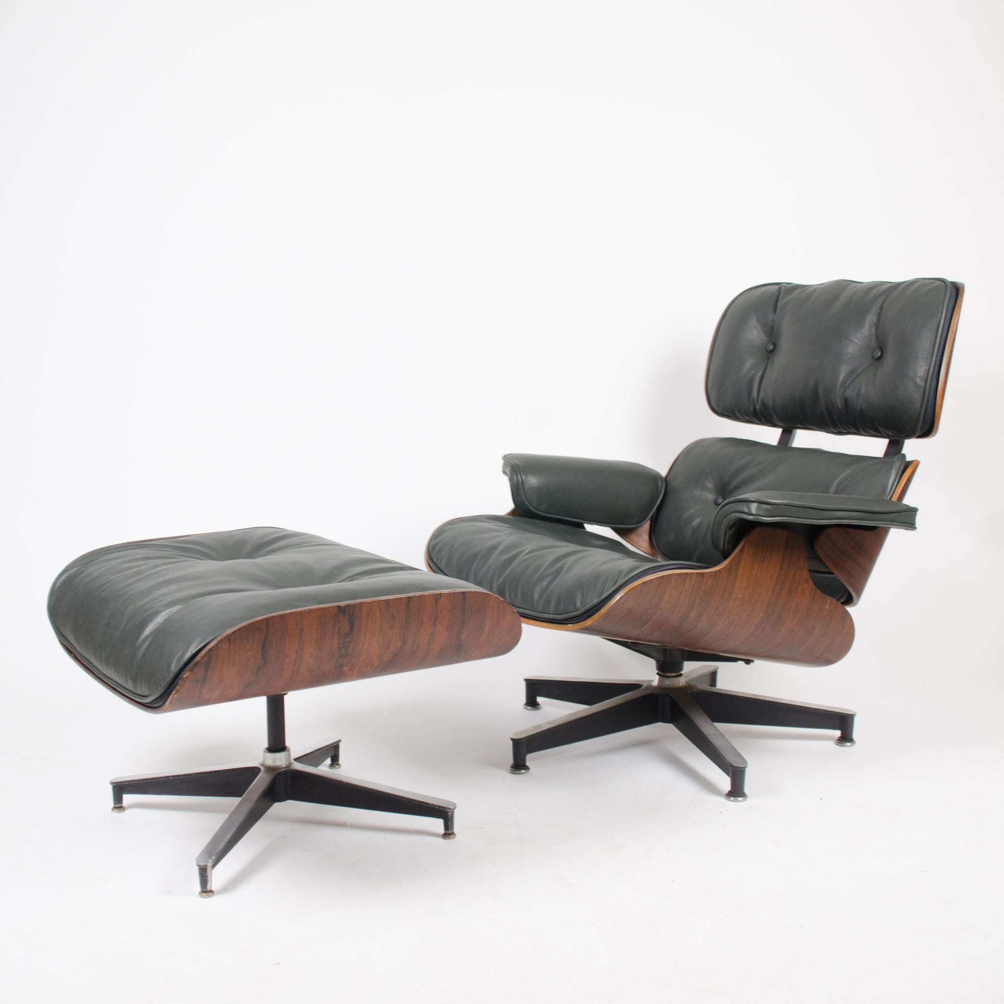 SOLD 1959 Herman Miller Eames Lounge Chair & Ottoman Rosewood Brand New Cushions