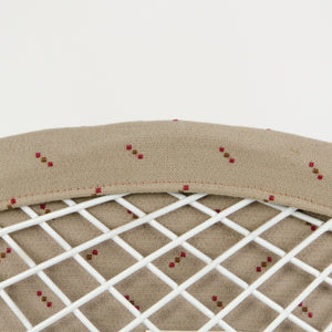 SOLD 1983 Knoll International Harry Bertoia Wire Bird Lounge Chair White Upholstered