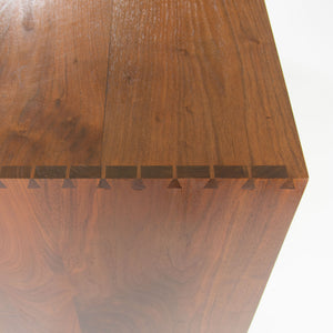 SOLD 1950's George Nakashima 60 inch Black Walnut Sliding Door Cabinet Credenza