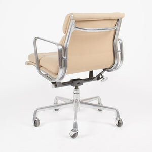 SOLD Herman Miller Eames Soft Pad Aluminum Group Desk Chair Tan Hopsack Late 90's