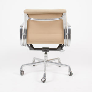 SOLD Herman Miller Eames Soft Pad Aluminum Group Desk Chair Tan Hopsack Late 90's