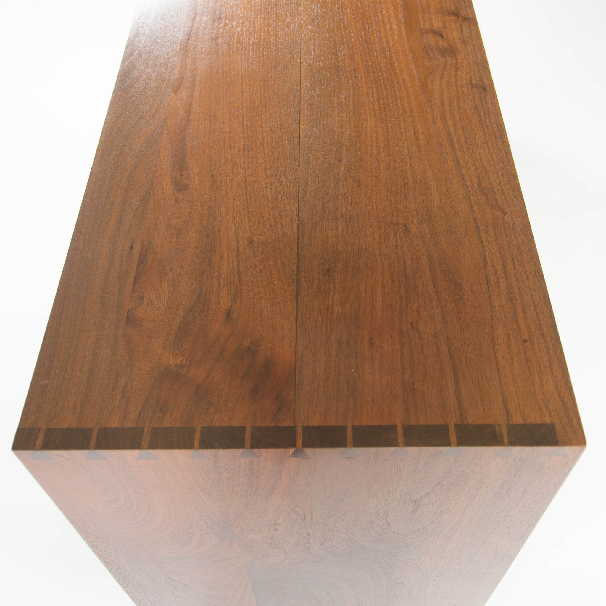 SOLD 1950's George Nakashima 60 inch Black Walnut Sliding Door Cabinet Credenza