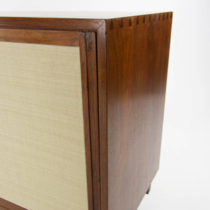 SOLD 1950's George Nakashima 60 inch Black Walnut Sliding Door Cabinet Credenza