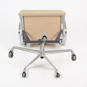 SOLD Herman Miller Eames Soft Pad Aluminum Group Desk Chair Tan Hopsack Late 90's