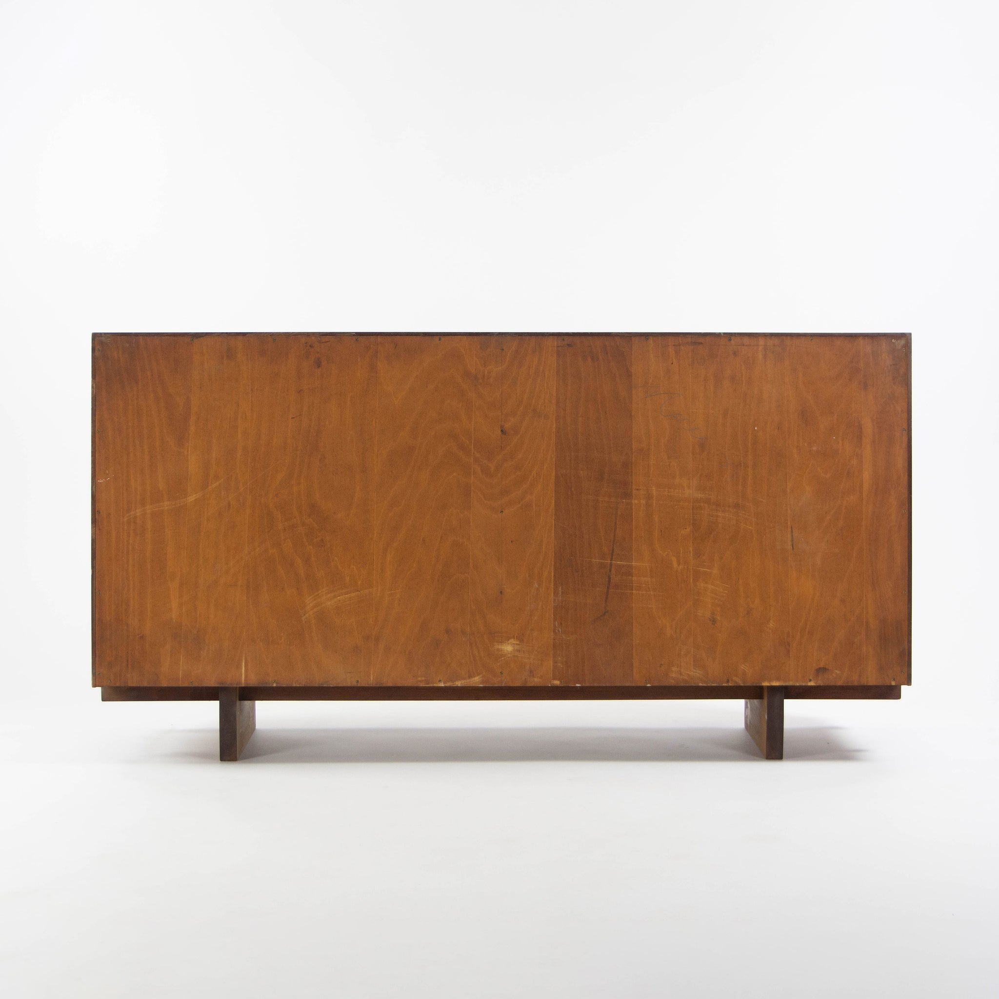 SOLD 1950's George Nakashima 60 inch Black Walnut Sliding Door Cabinet Credenza