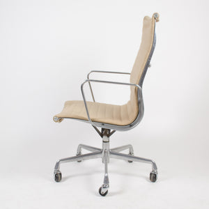 SOLD Herman Miller Eames Aluminum Group High Back Desk Chair Tan Hopsack 90's